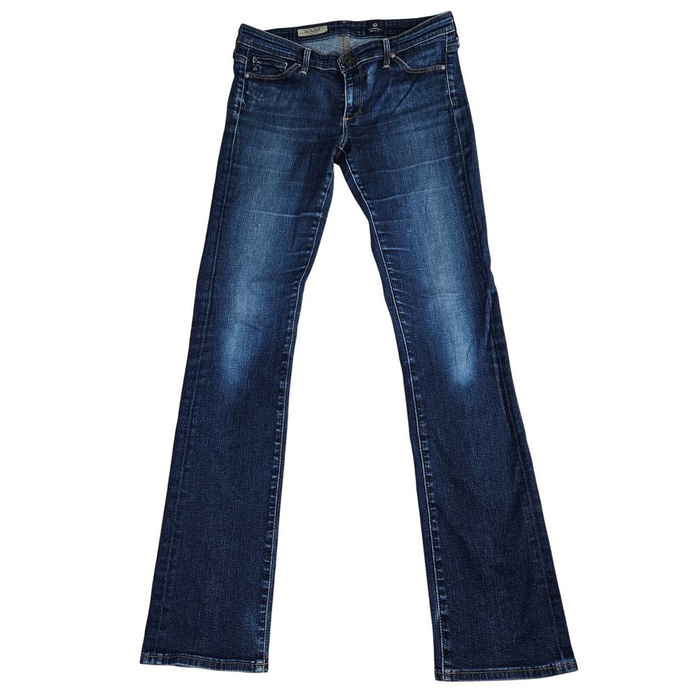 AG Adriano Goldschmeid The Ballad Dark Wash Slim Boot Jeans Womens Size 28R